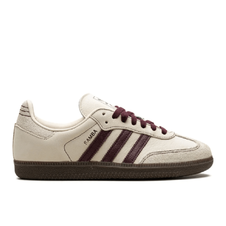 adidas Samba OG "Wonder White Maroon"