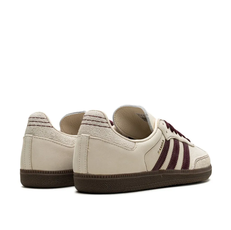 adidas Samba OG "Wonder White Maroon" - Görsel 3