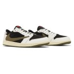 Nike Jordan x Travis Scott Air Jordan 1 Low OG "Olive" - Görsel 5
