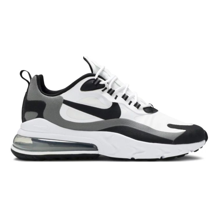 Nike Air Max 270 React "White Black Metallic Pewter"
